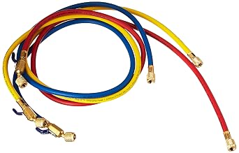 Manifold Hose Set, Low Loss, Connection Size 1/4 in Female, 0 Deg Angle, Number of Hoses 3, 60 in L - 1 Each
