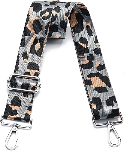 Miniatura 134 de Correa ancha para bolso, correa ajustable para bolsa cruzada, correas de hombro plateadas