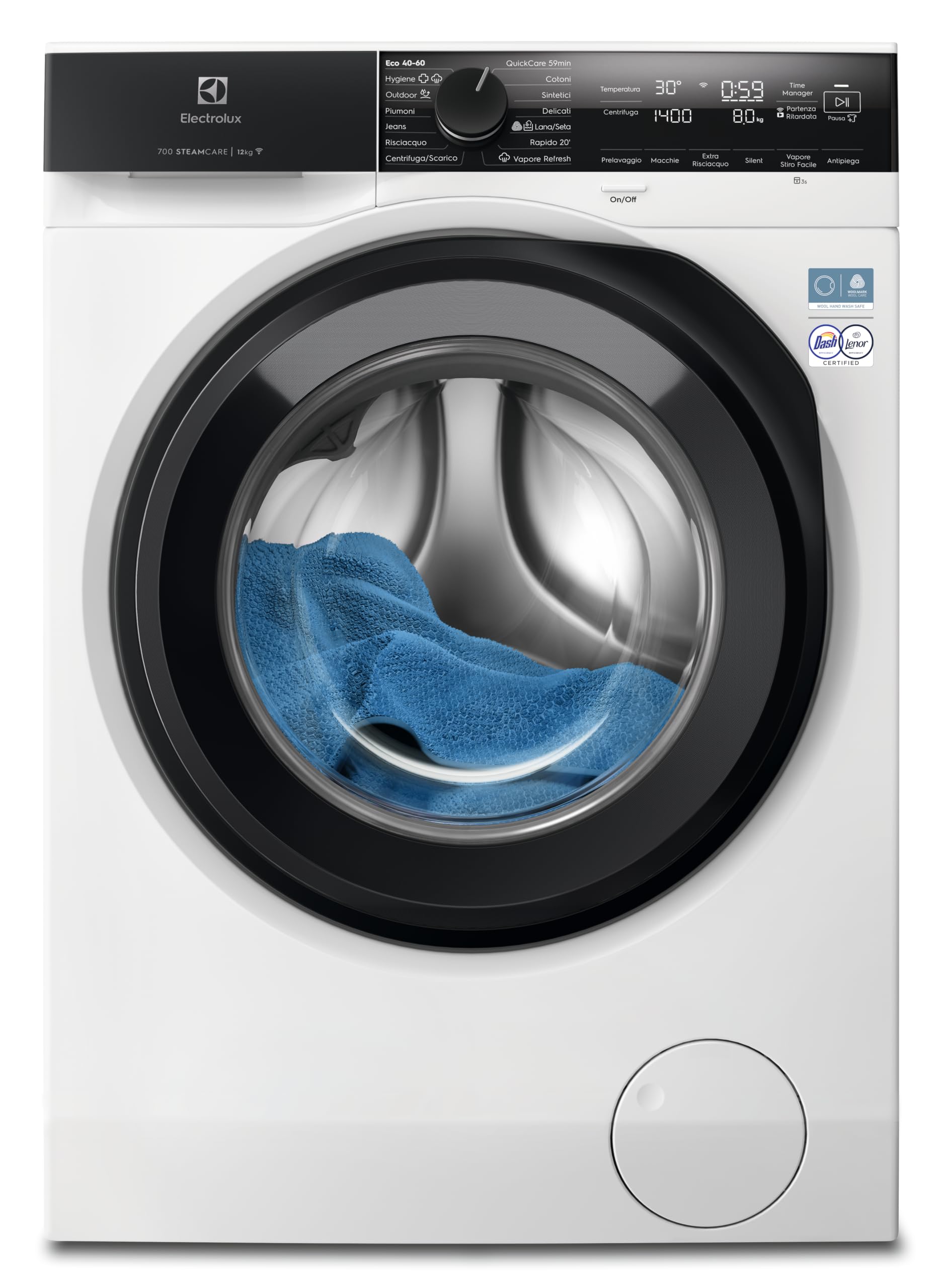 Electrolux Lavatrice a carica frontale 12 kg EW7F412A Classe A