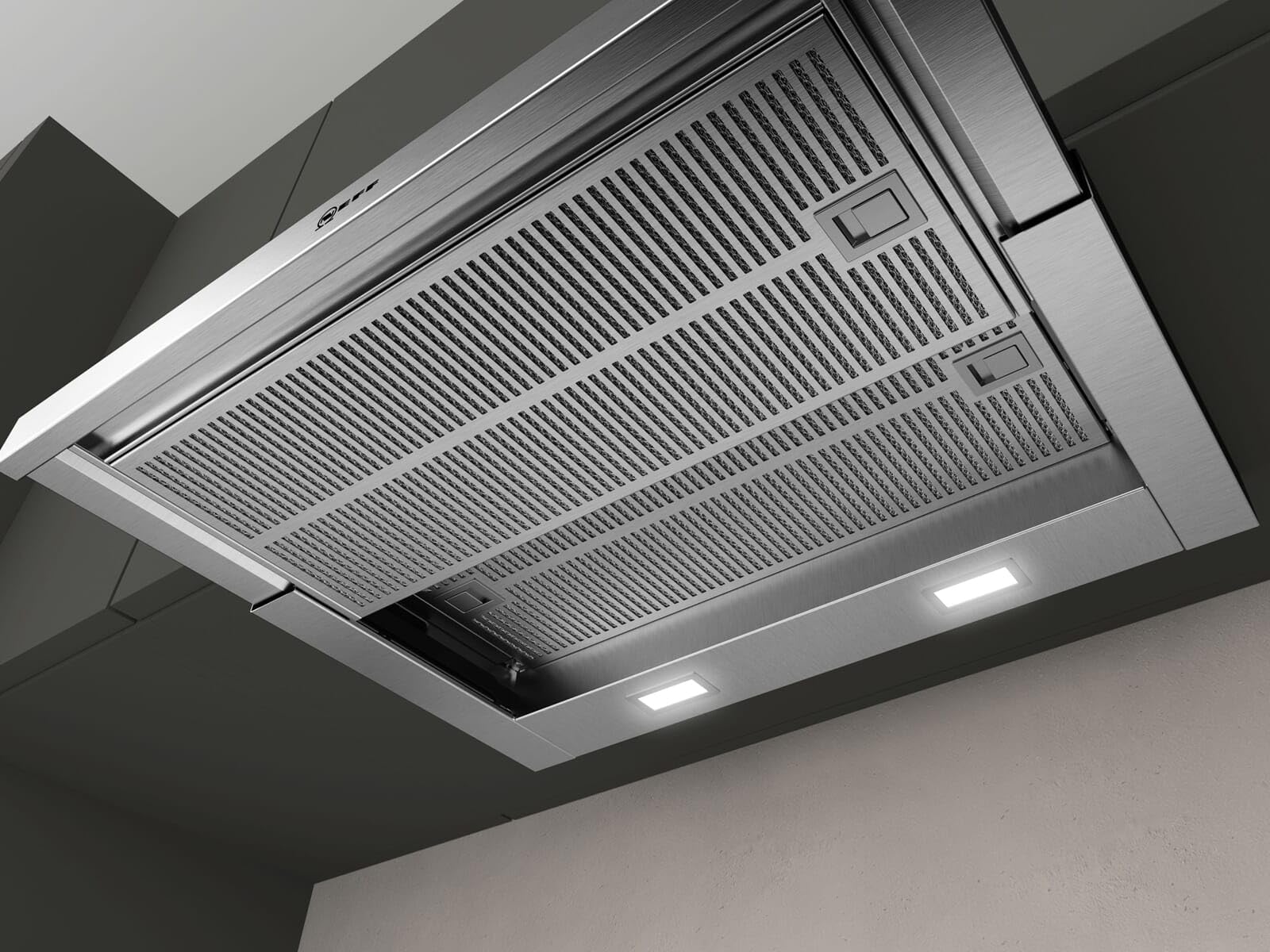 NEFF D46ML54X1 N70 Einbau-Dunstabzugshaube 60 cm Edelstahl Energieeffizienzklasse A