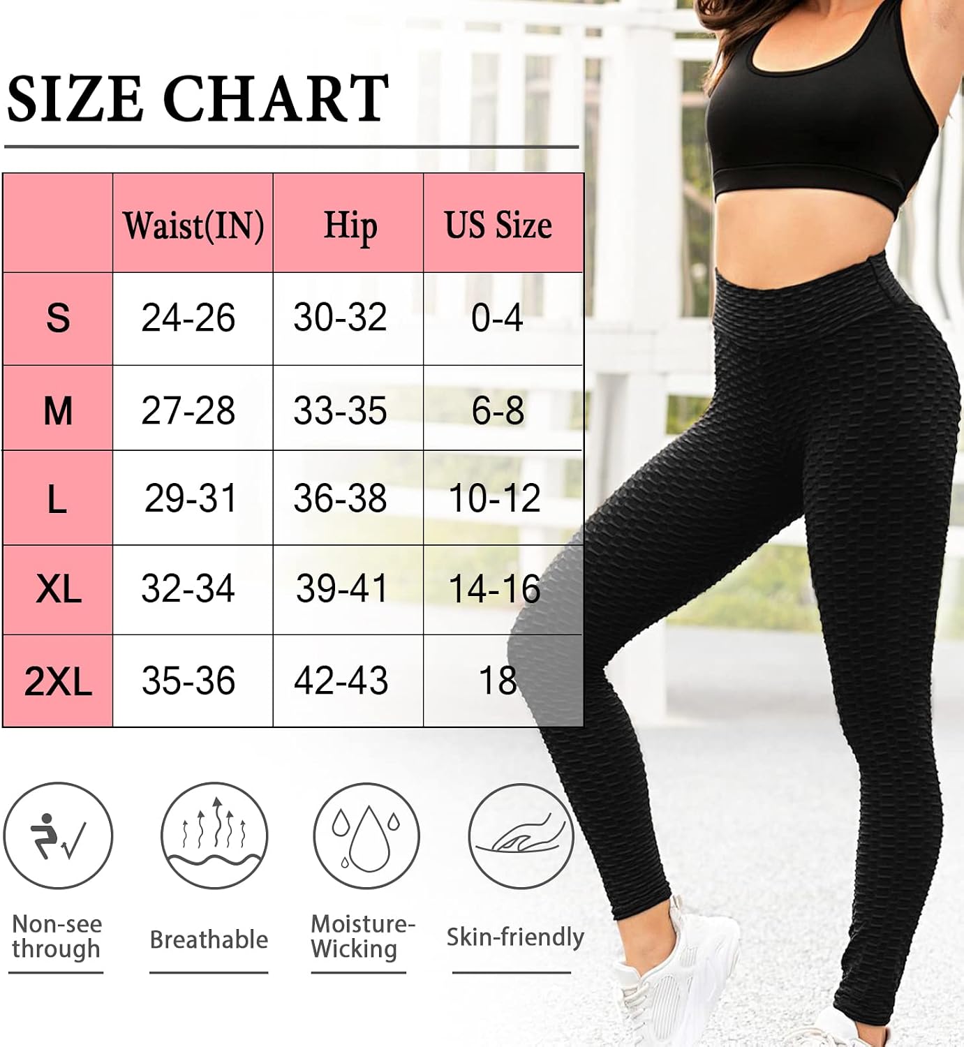 Murandick Booty Butt Lifting Leggings 