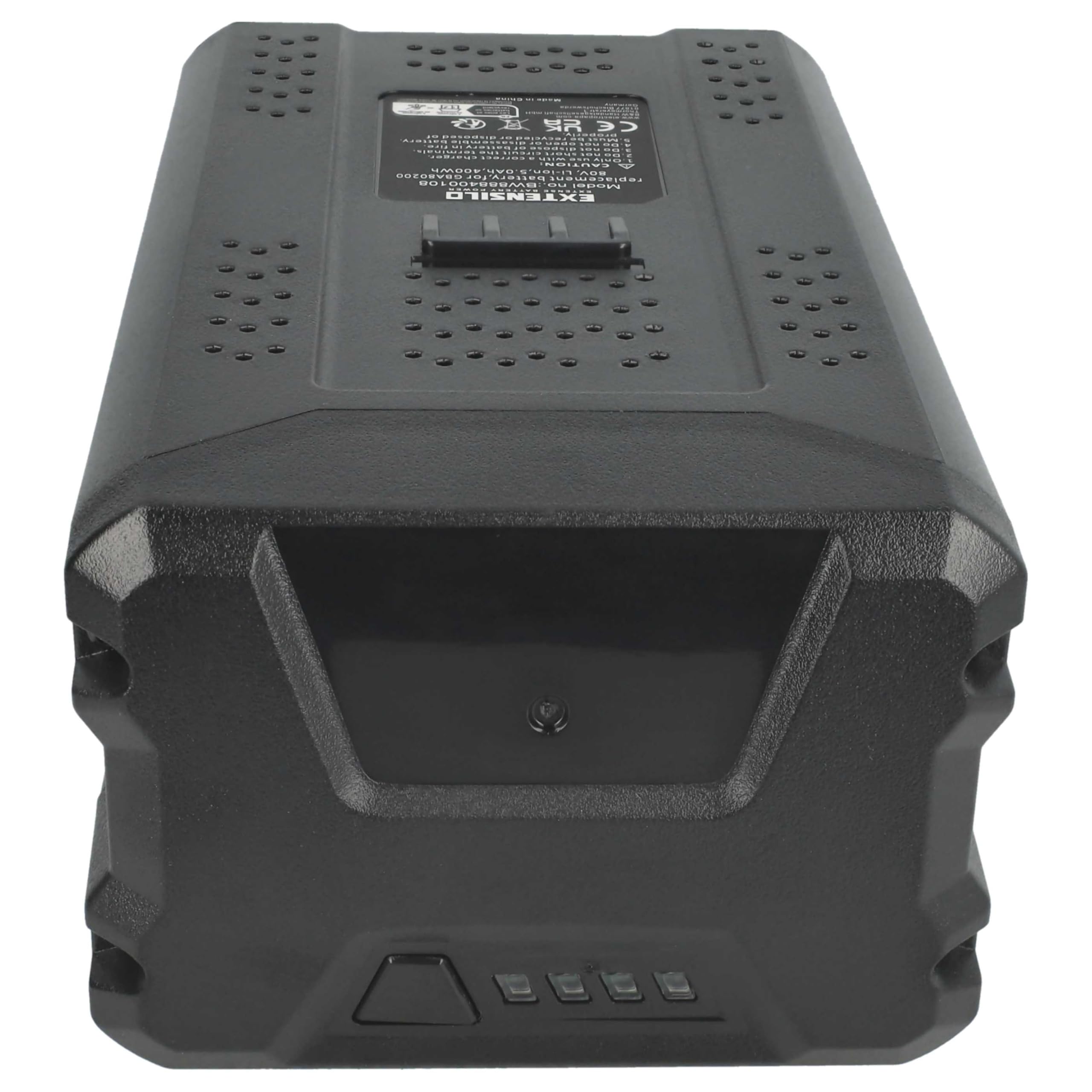 2x batteria sostituisce Stiga BT 80 Li 5.0, BT 80 Li 4.0, SBT 2580AE per attrezzo giardinaggio cesoie tagliasiepi 5Ah 80V Li-Ion