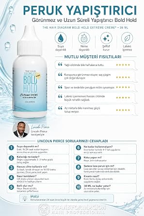 Transformacion Görünmez Peruk Yapıştırıcı Hair Diagram Bold Hold Turuncu 718775