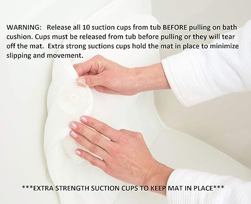 Miniatura 4 de Almohada de baño de cuerpo completo de alta calidad, cómoda y duradera para relajación, experiencia similar a un spa, alivio del dolor, comodidad de