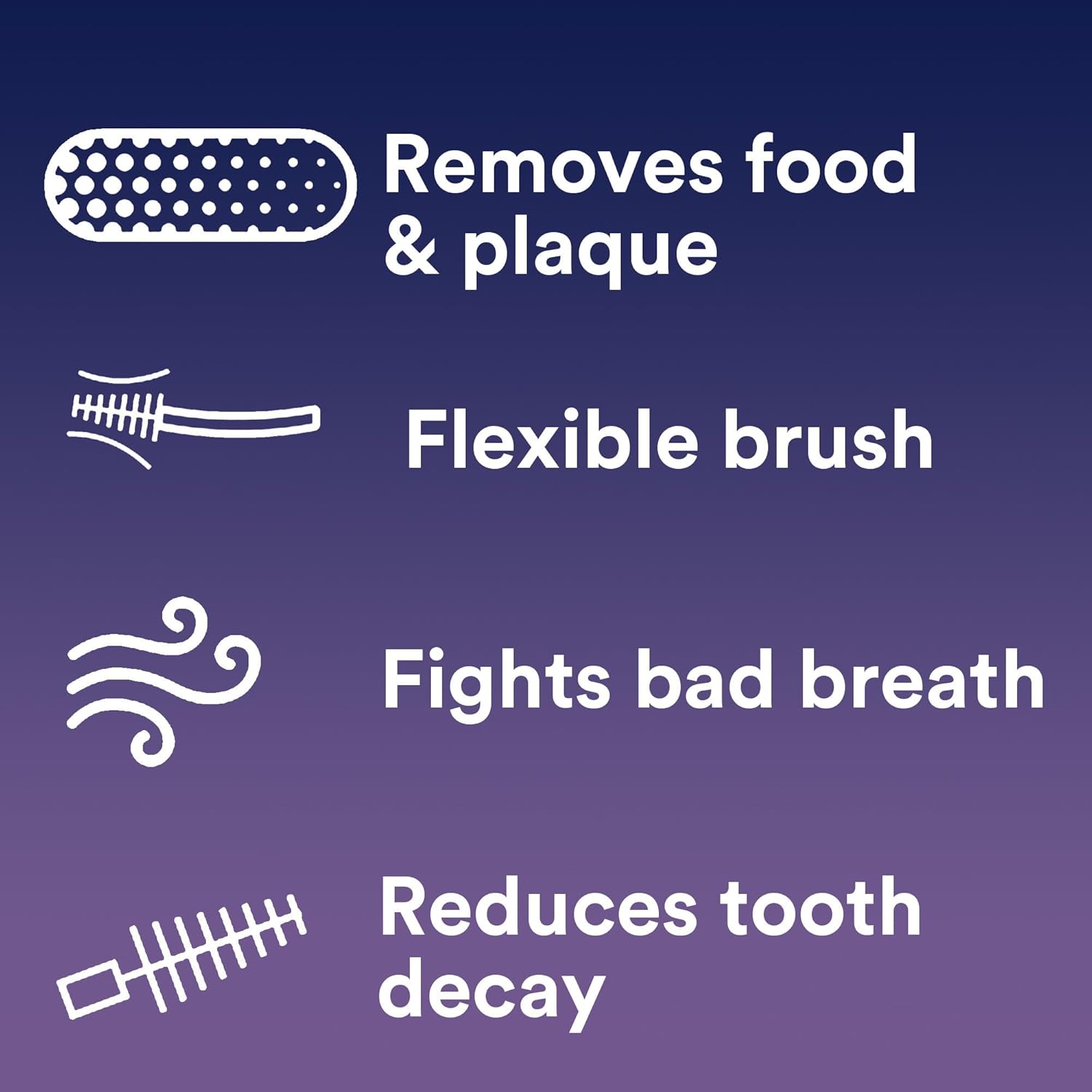 Dentek Interdental Brushes - Tight, 16 Count, 6 Pack - Easy-Brush Interdental Plaque Remover with Fluoride - Cleans Tight Spaces Around Teeth, Braces & Other Dental Appliances