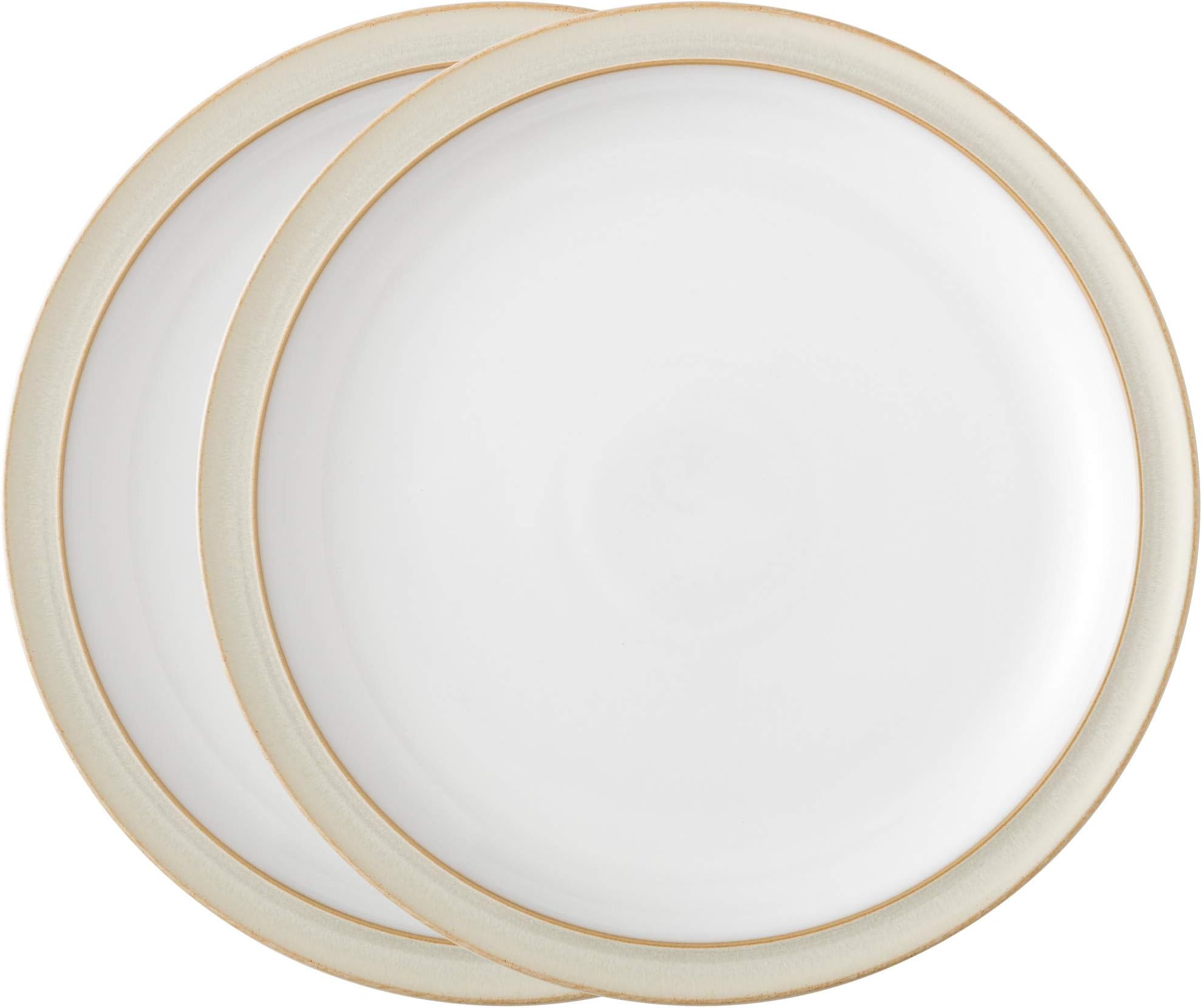 Denby Linen 2 Piece Dinner Plate Set