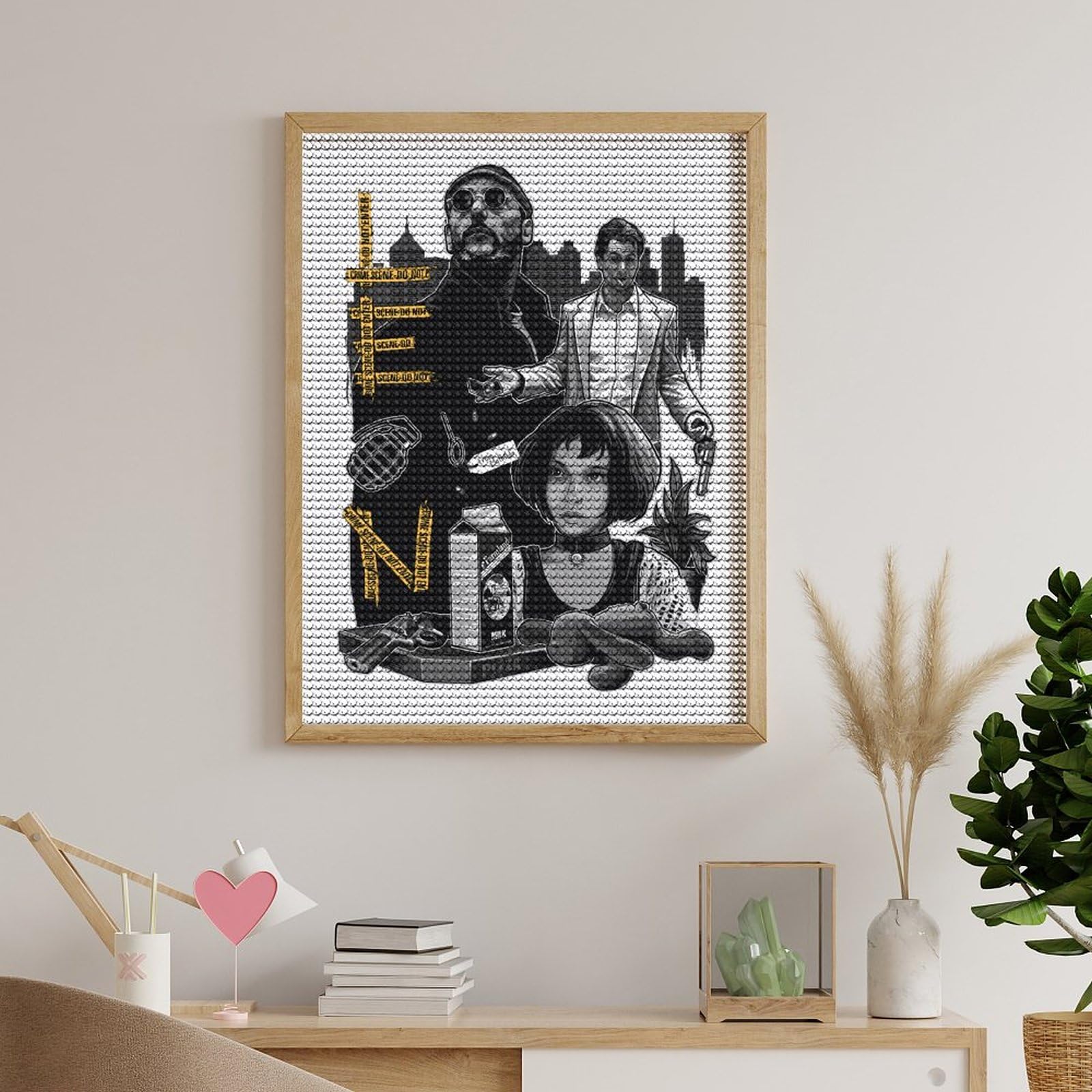 LEON レオン　アート　絵画 Amazon | 5Dダイヤモンドアート LEON レオン マチルダ DIY