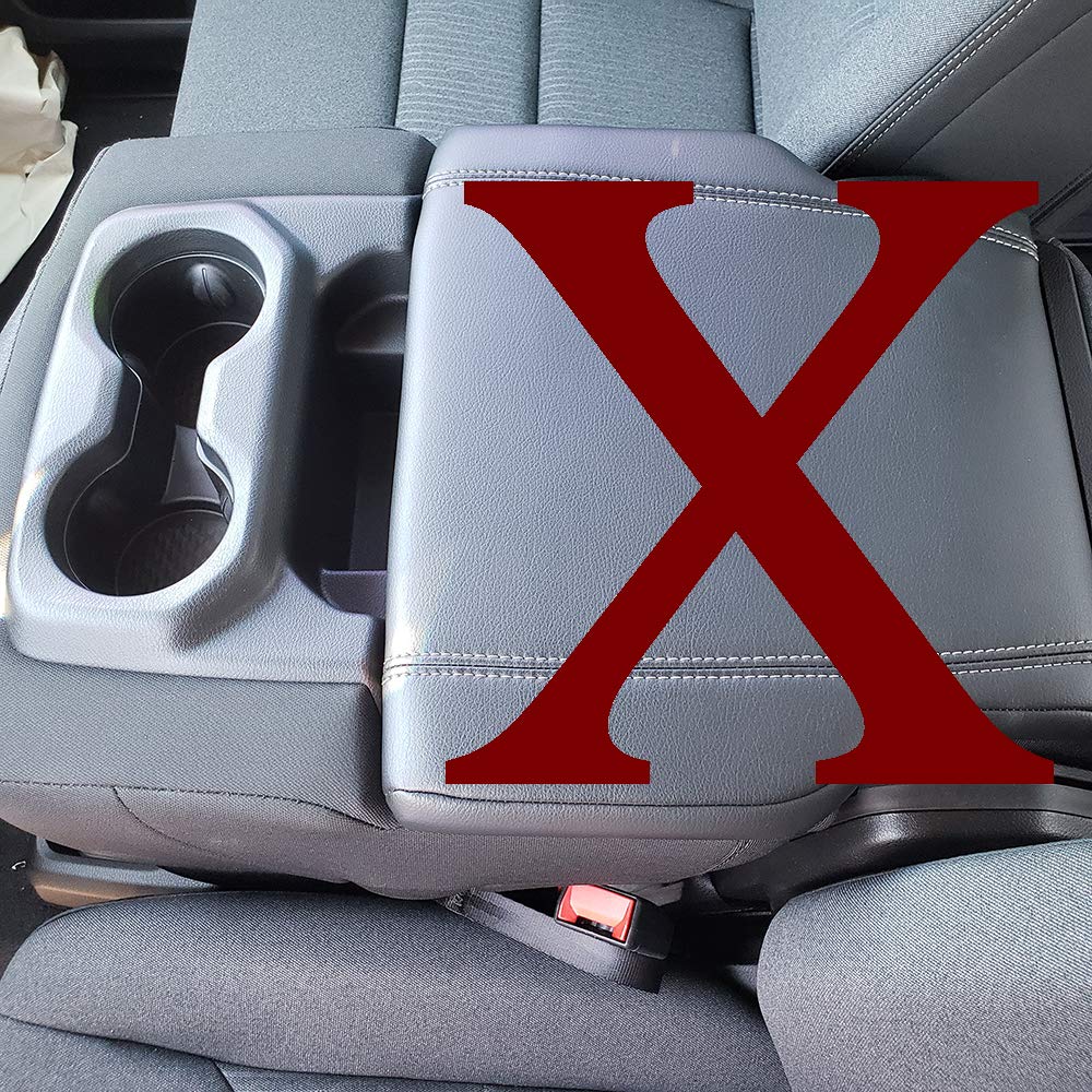 Car Console Covers Plus Official Licensed Embroidered Logo Auto Armrest