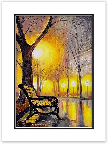 Miniatura 5 de Tapete de 16 x 20 pulgadas para imagen de 11 x 17 pulgadas, blanco sobre negro, doble paspartú para marcos de 16 x 20 pulgadas, corte biselado mate