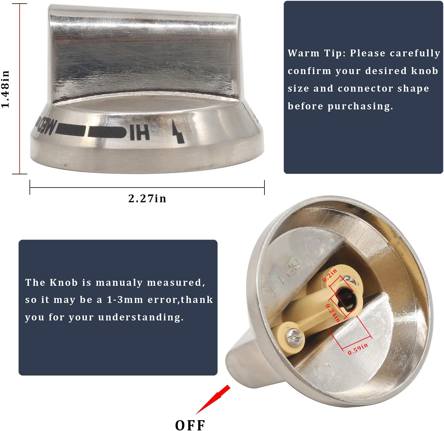 00609114 Range or Burner Knob Compatible with Bosch Thermador Gaggenau Ovens Ranges Replaces 1386718 AP4298005