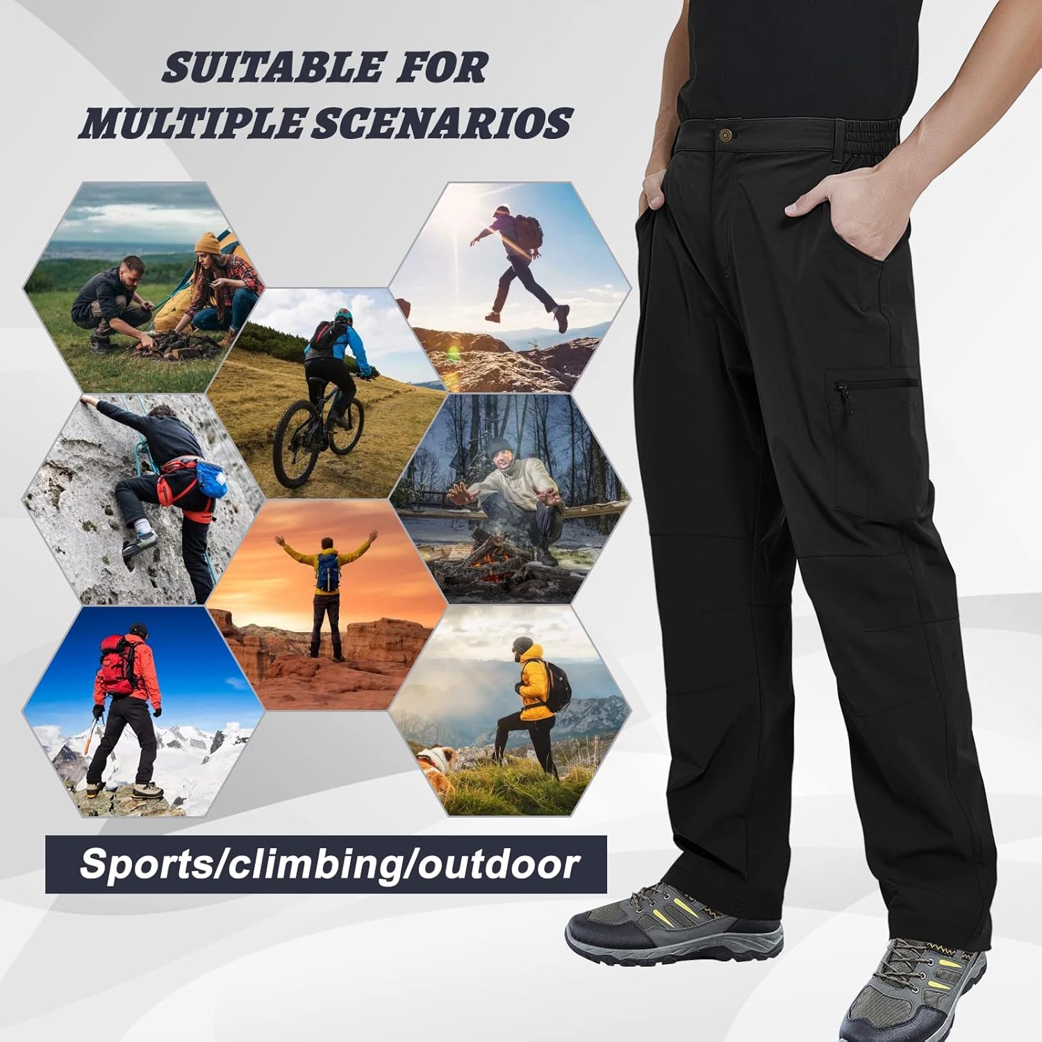 FEIXIANG Mens Modern/Fitted