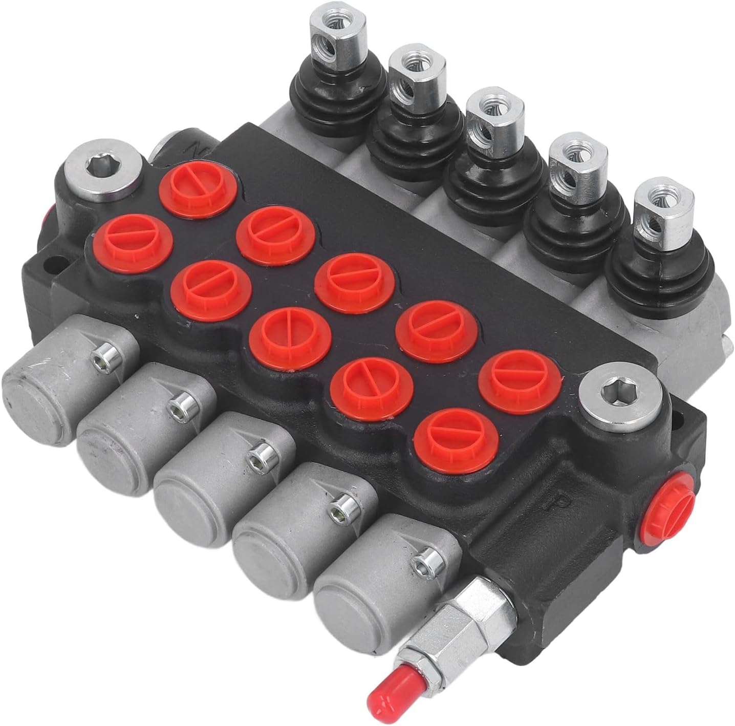 Hydraulic Directional Control Hydraulic Directional Control Valve, Valve with Spring Return, for Forklifts, Excavators