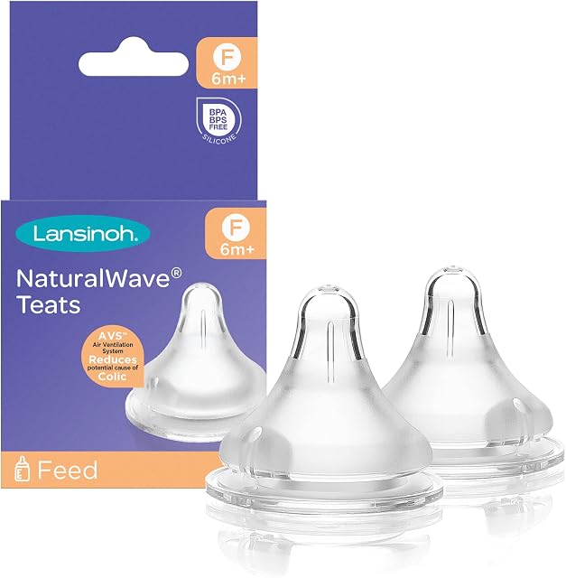 Lansinoh NaturalWave Fast Flow Teats (Pack of 2)
