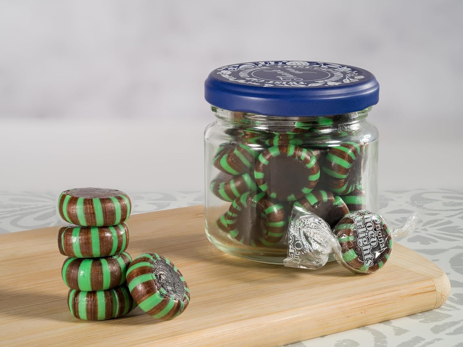 Smarty Stop Original Individually Wrapped Starlight Mint Hard Candy (5 Pound, Chocolate Mint Starlights)