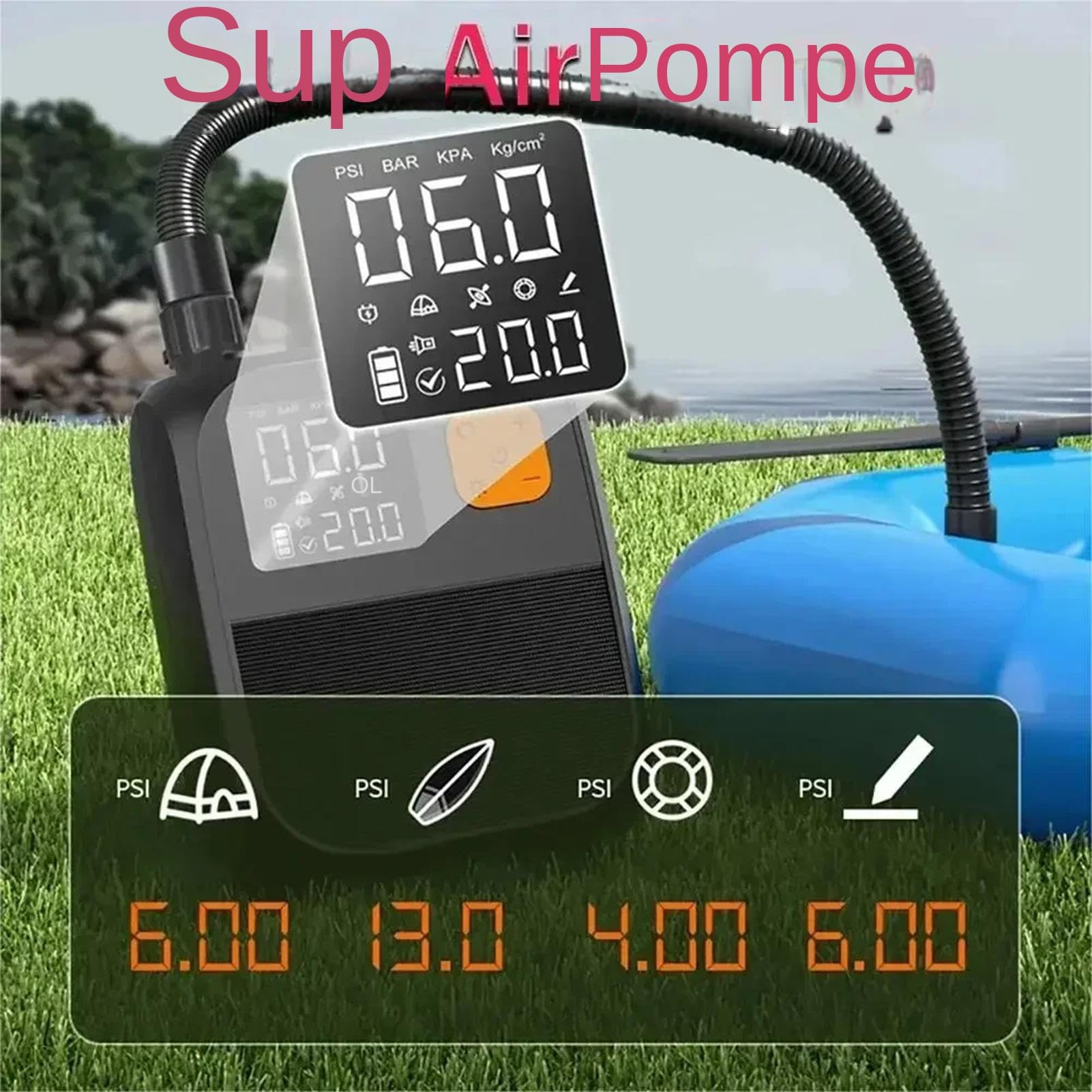 Bomba de palé: Forma portátil inalámbrica, Bomba de Aire inalámbrica