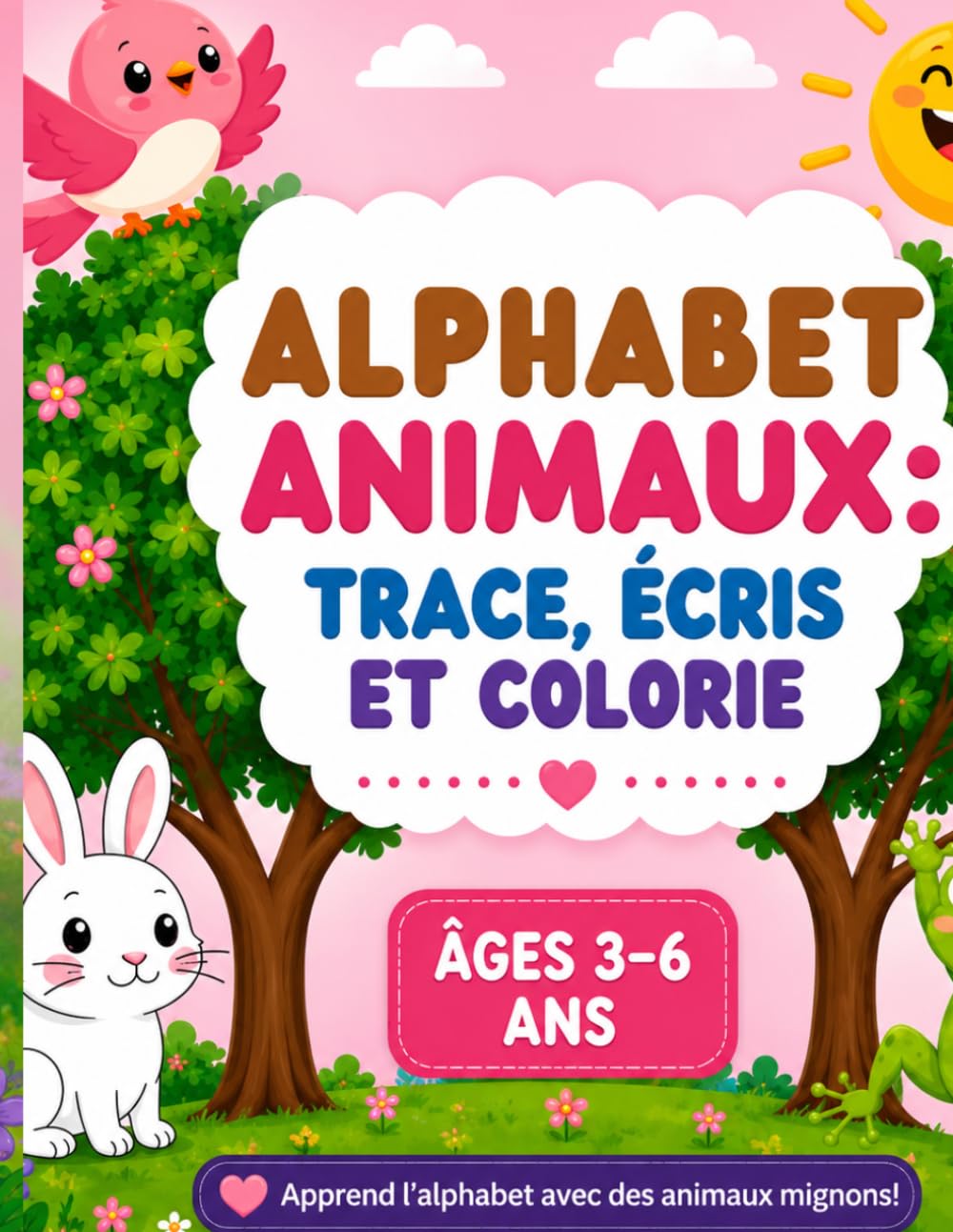 Alphabeth Animaux: trace, ecris et colorier