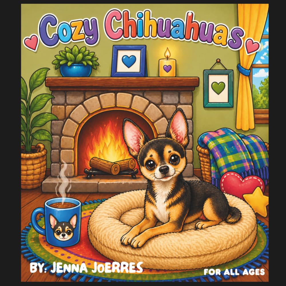 Cozy Chihuahua's: A Relaxing Coloring Book for Chihuahua Lovers of All Ages