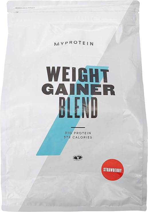 Myprotein Weight Gainer, 2500 g, Strawberry, Weight Gainer (2500g