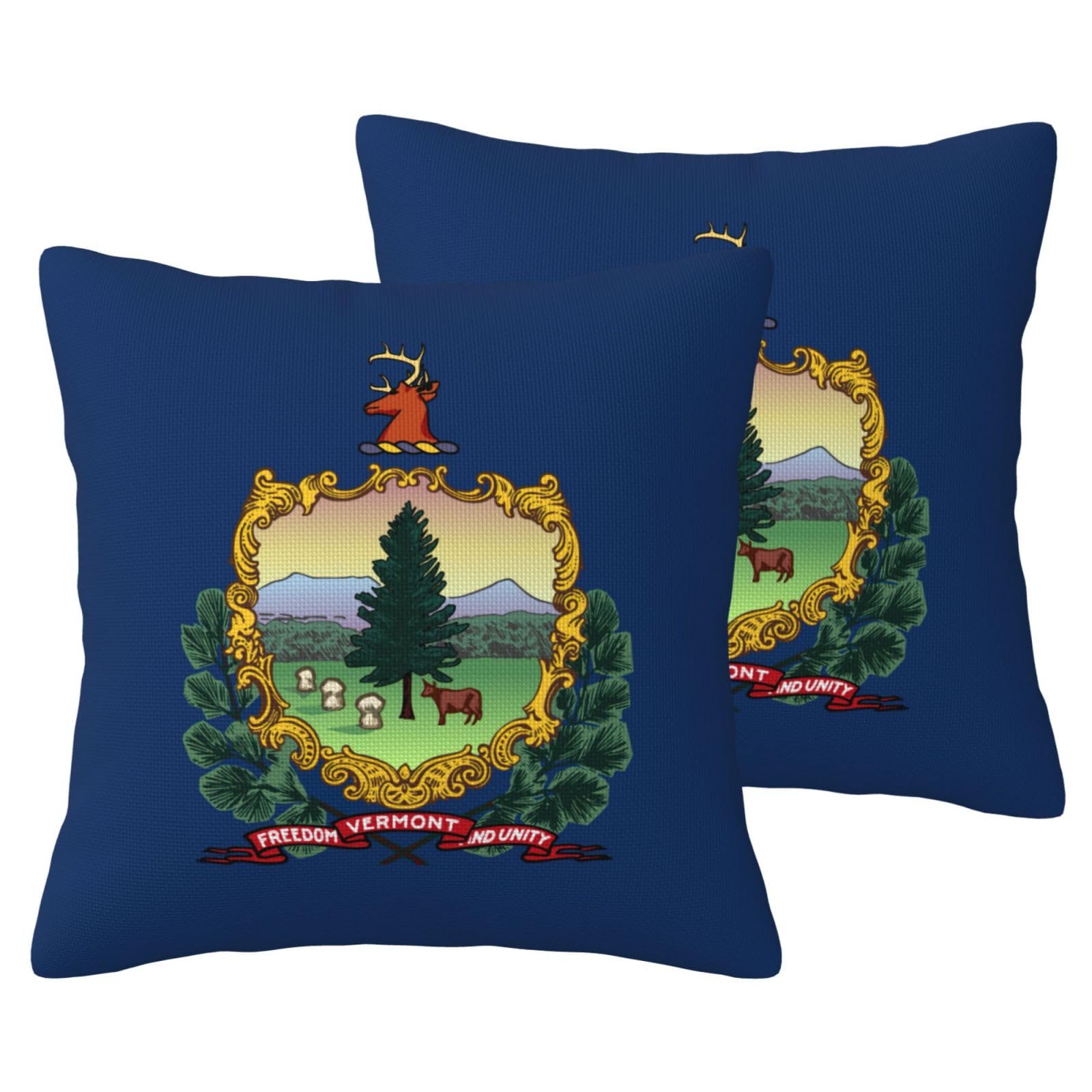 Housse de coussin Vermont EdWal idéale pour décorer votre canapé de salon de style américain