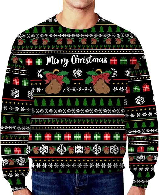 Rude Christmas Jumper Vintage Grandad Pullover Christmas Festival Jumpers Christmas Jumpers Christmas Tops Blouses Xmas Day Hoodies Oodies Sales Clearance