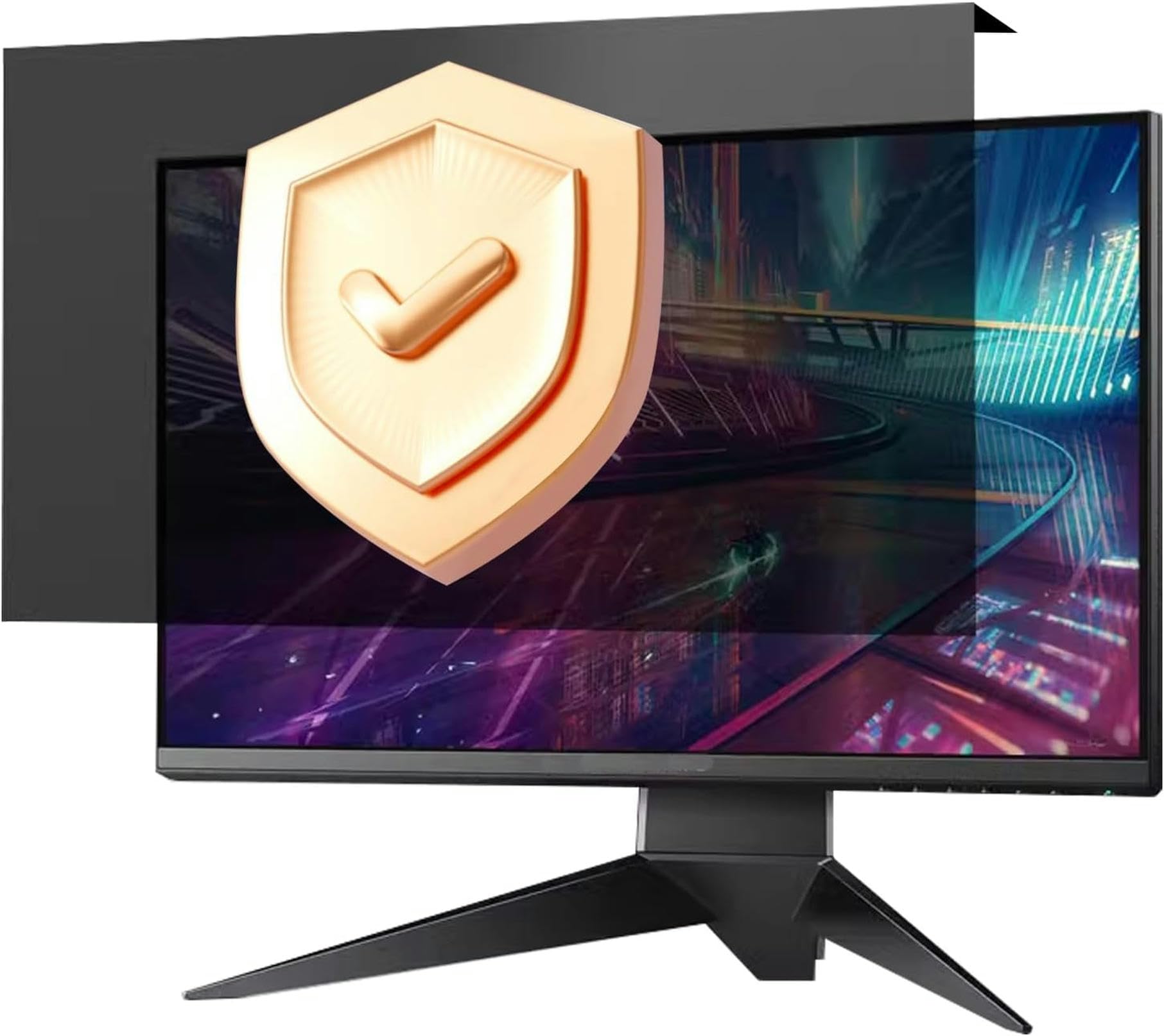 Filtre de confidentialité anti-éblouissement pour grand écran de bureau PC