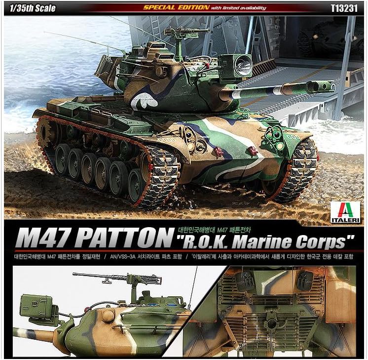 Amazon | 1/35 ミリタリーミニチュアシリーズ 【ROK Marine Corps M47 Patton Tank】 | プラモデル 通販