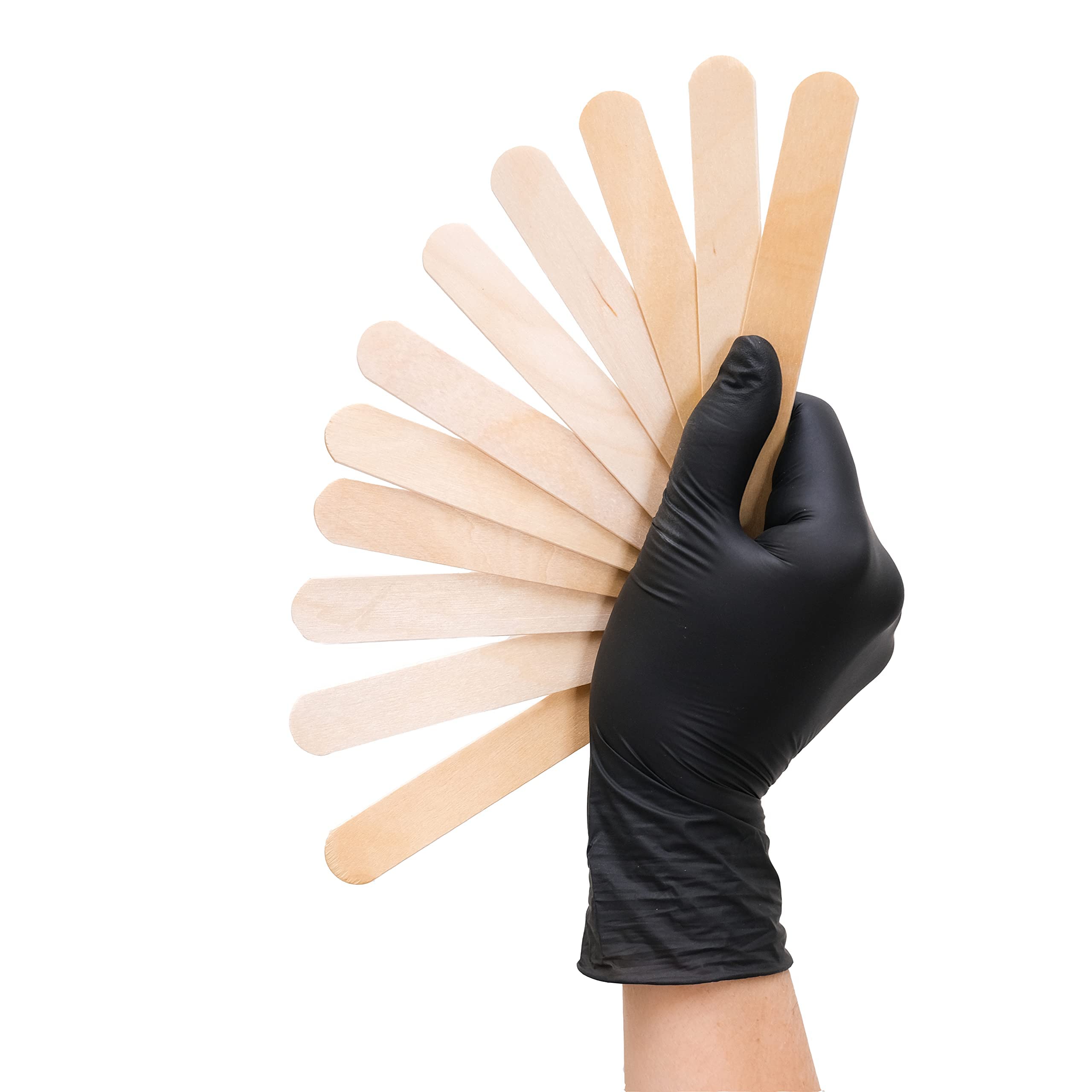 Amazon.com : Dukal Wax Applicator Sticks 6". Pack of 100 Wooden Waxing  Spatulas for home use or salon. Appropriate for all wax applications. Large  size. Latex-free. Thin design. : Beauty & Personal