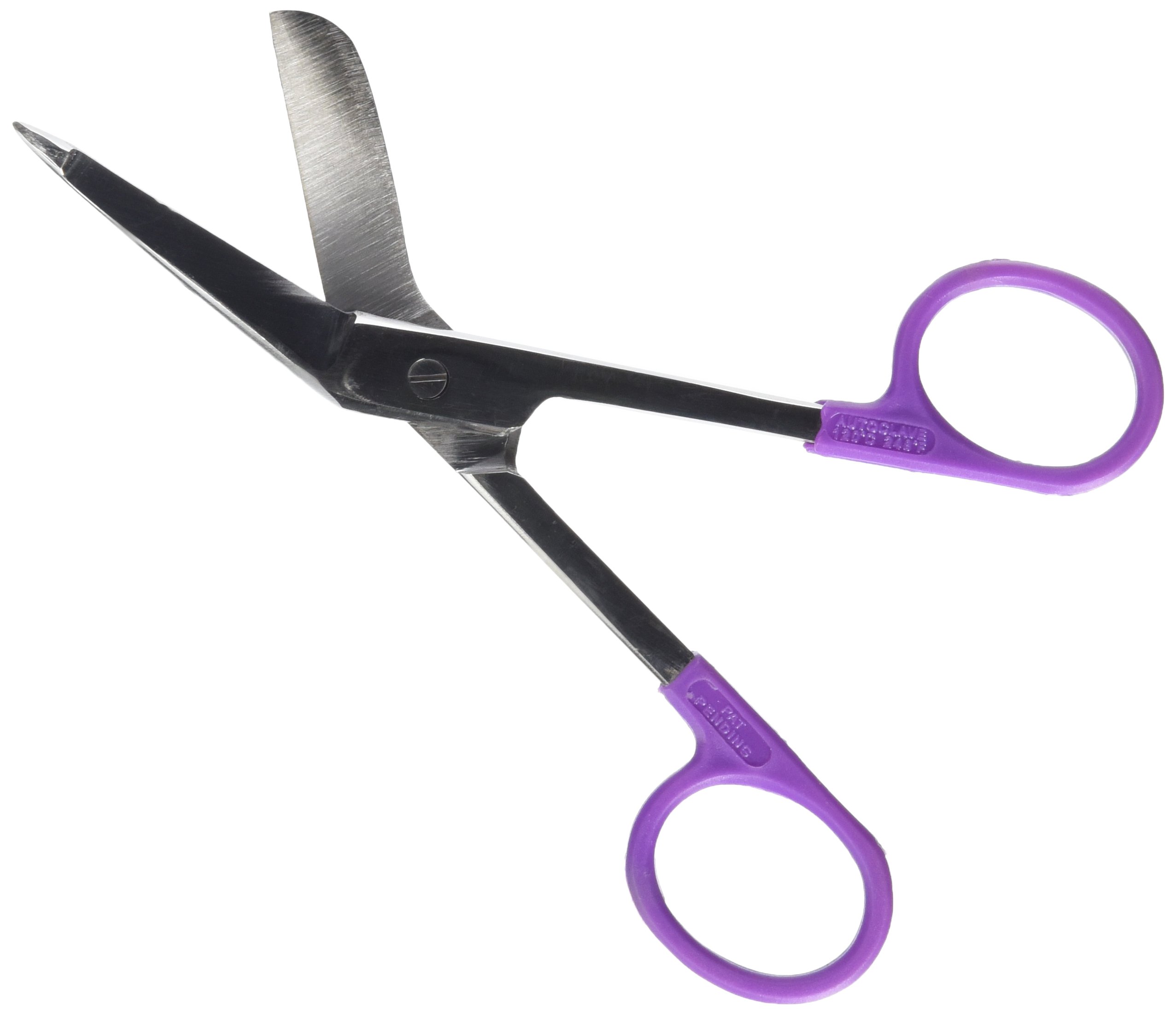 5 1/2" Listermate Bandage Scissors, Purple Handle