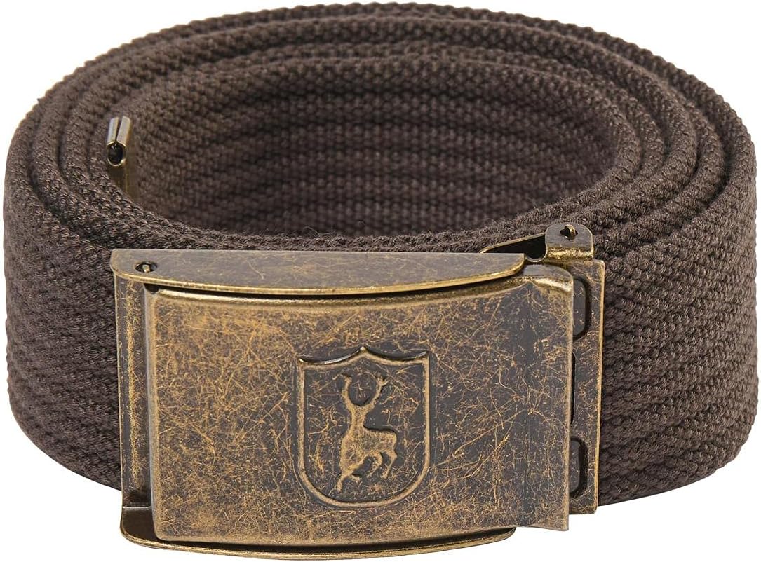 Deerhunter Canvas Belt Otter Brown One Size Brown