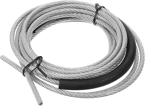 Weighted Steel Cable Replacement Jump Rope for Fitness Training Wear-resistant Tube Anti-deformation Sports Accessory for Competitive Speed Jumping