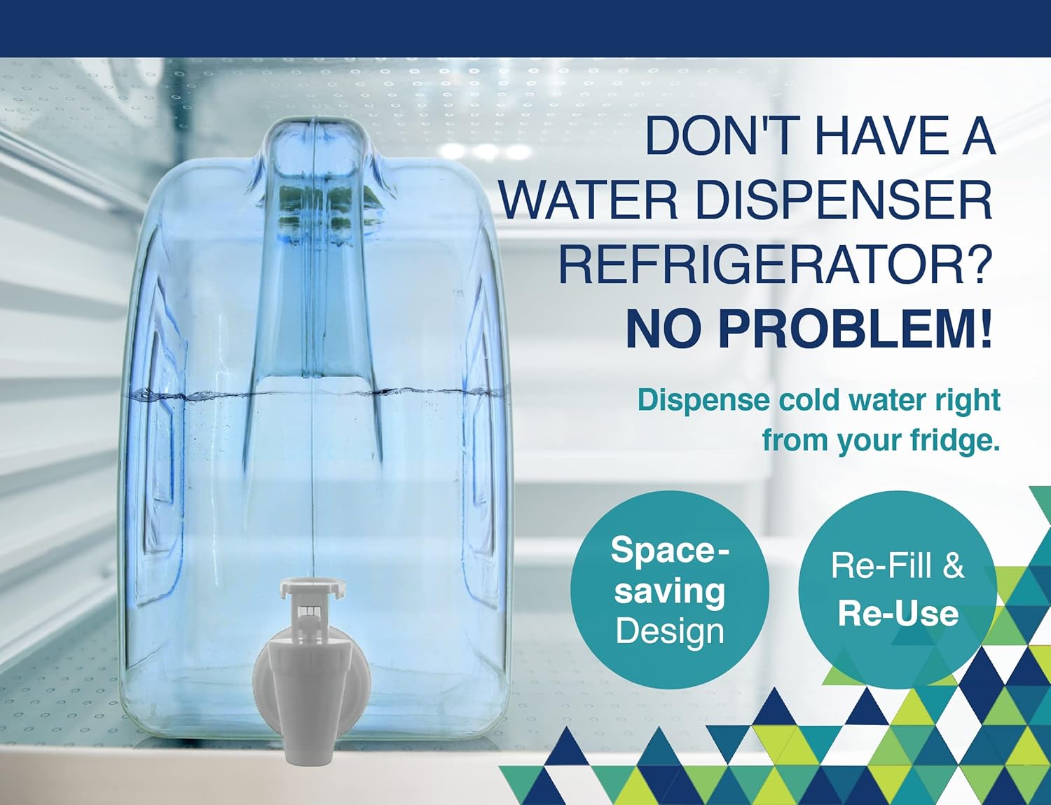  | Arrow Ultra Drink Dispenser for Fridge, 2 Gallon - Plastic Beverage Dispenser with Spigot for Easy Dispensing - Made in the USA, BPA Free Clear Plastic - Convenient Handle, Easy-Pour Spout: Iced Beverage Dispensers