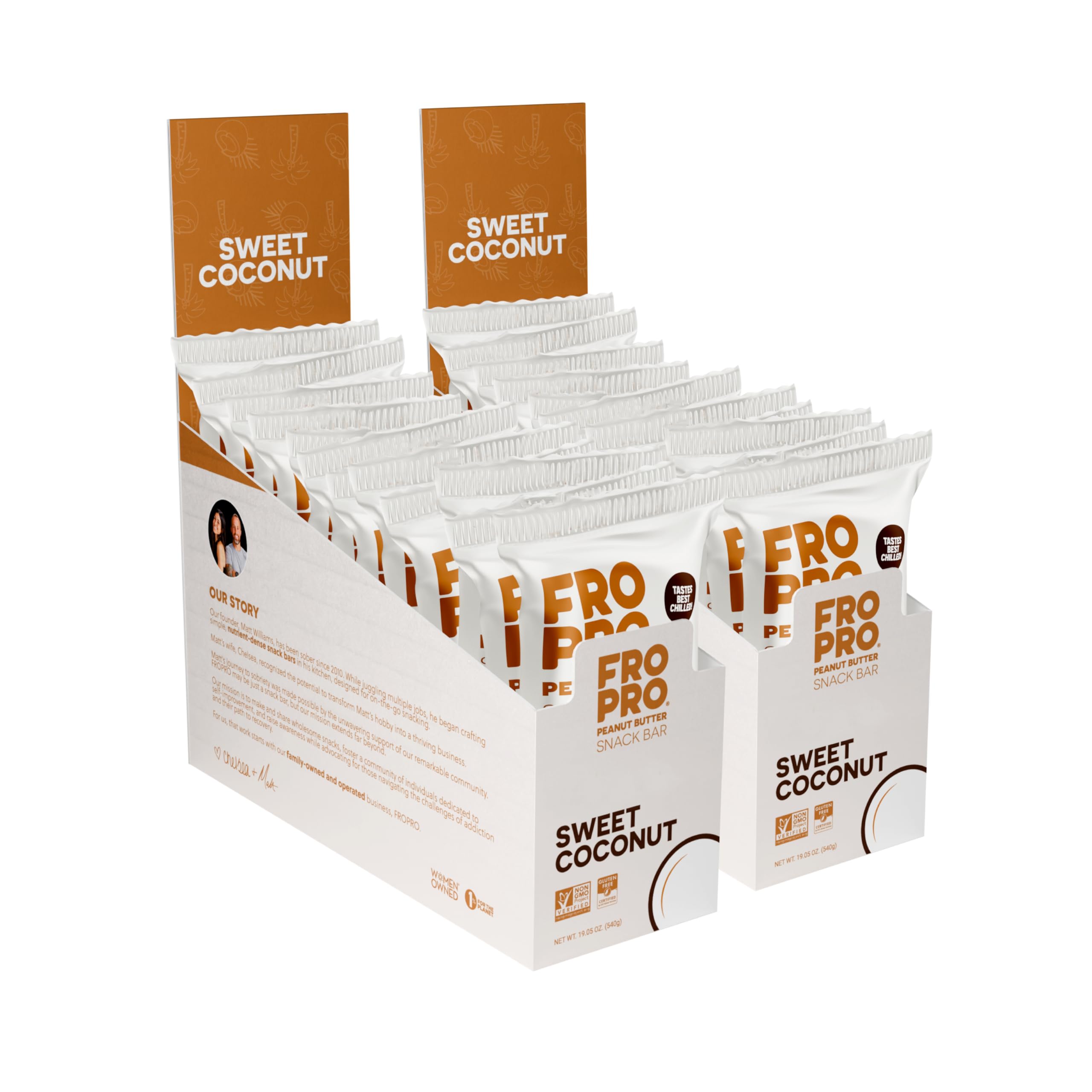 FROPRO Variety Sampler Plant Protein Bars, Gluten Free Snack Bars, 12 Pack — Amazon image 21