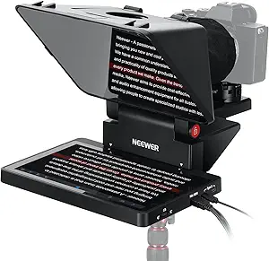 NEEWER 2-in-1 11 Inch Teleprompter with Monitor for Windows and MacOS