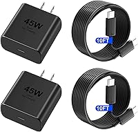 Vista 1 de Cargador para iPhone 17 16 Pro Max de carga rápida, 45W USB C Cargador súper rápido bloque con cable de carga tipo C de 3.05m para iPhone 17 Pro