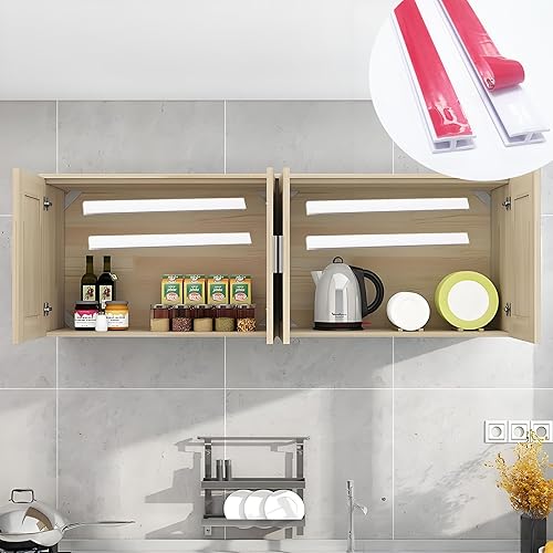 Miniatura 7 de Organizador de yogur para refrigerador con cintas autoadhesivas, ahorro de espacio, organizador de yogur deslizante para tazas de yogur regulares de