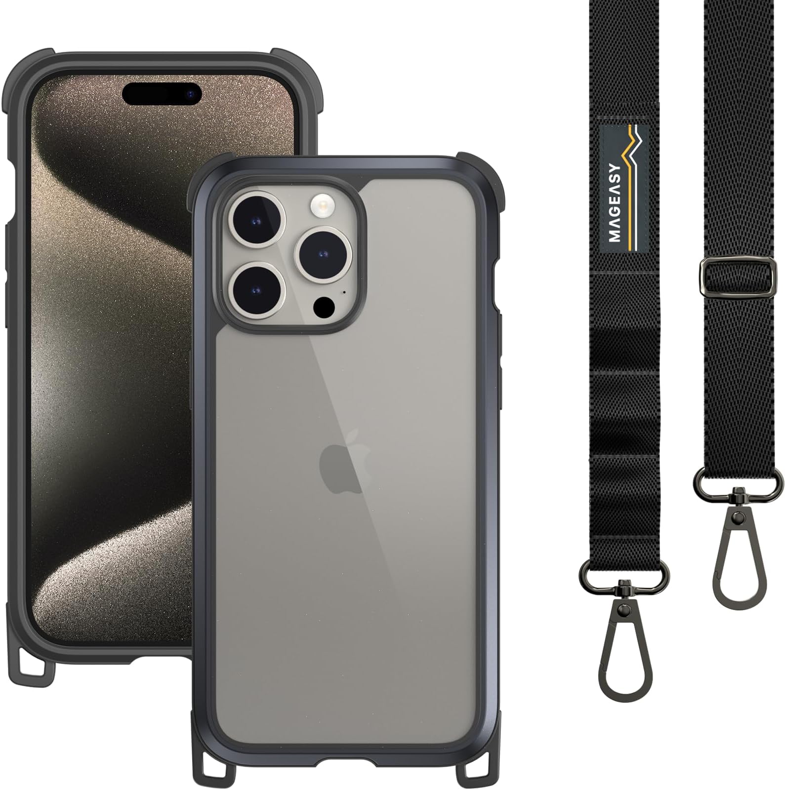 OtterBox React Lanyard Case with MagSafe for iPhone 15 Pro