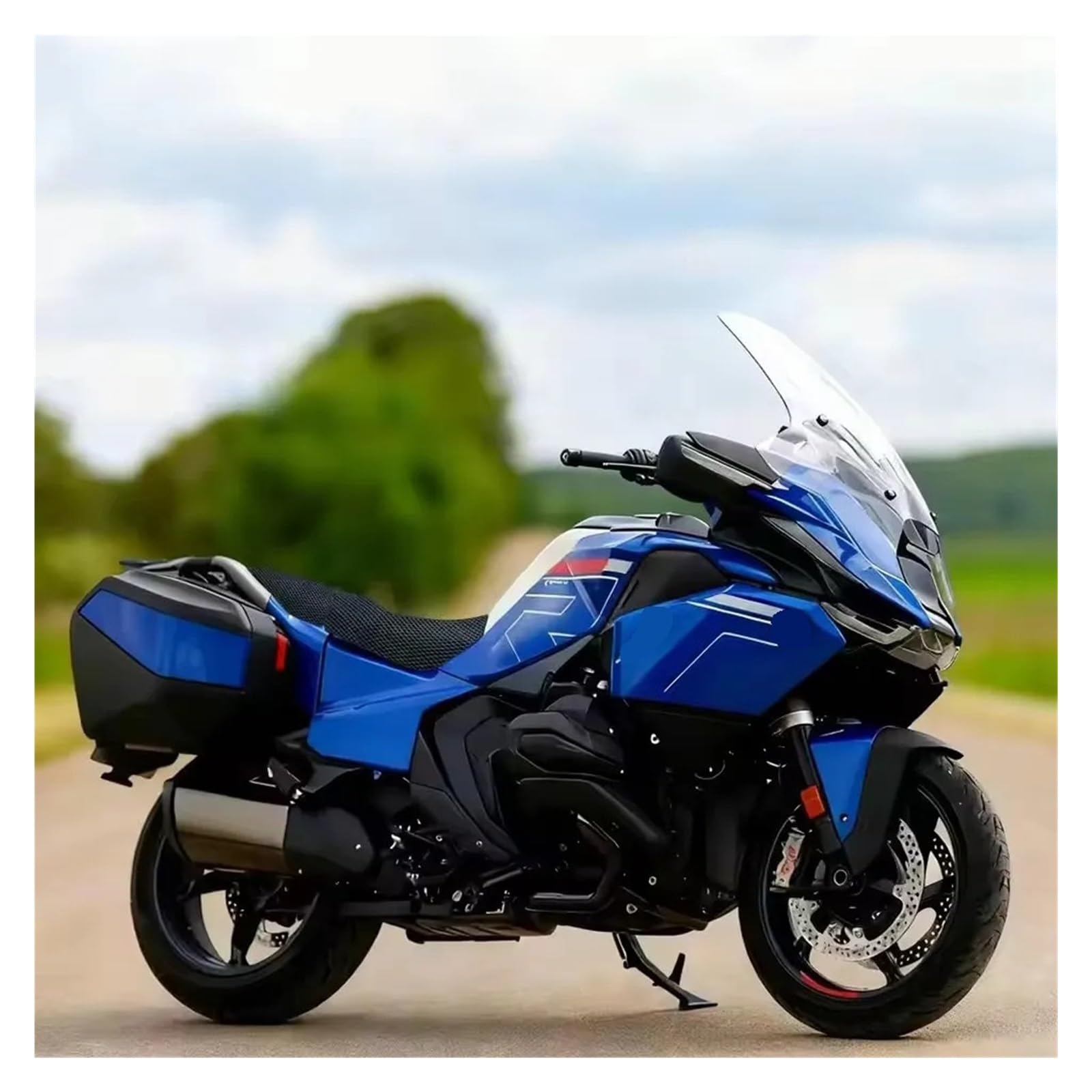 Motociclo Coprisedile Cuscino R1300RT Sedile Proteggi Cuscino Calore 3D Flusso D'aria Copre R 1300RT Per B&MW 1300 RT 2025- Sella In Tessuto