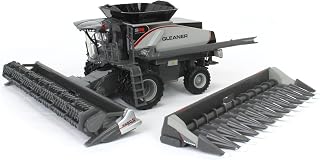 Spec Cast 1/64 Scale Gleaner S96 Combine with Interchangeable Corn & Grain Heads, Diecast Metal, Adult Collectible Model Vehicle