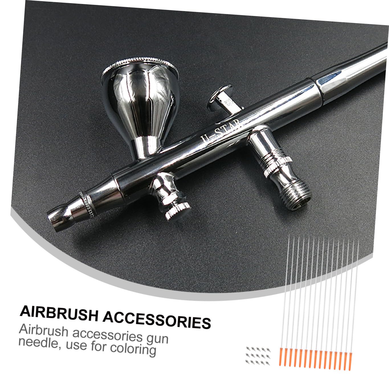 Homoyoyo Jeu D'Aiguilles Pour Aérographe - Ensemble De Buses Et Aiguilles De 0-2 Mm Accessoires De Peinture En Couleurs Variées Pour Modélisme Et Art Créatif