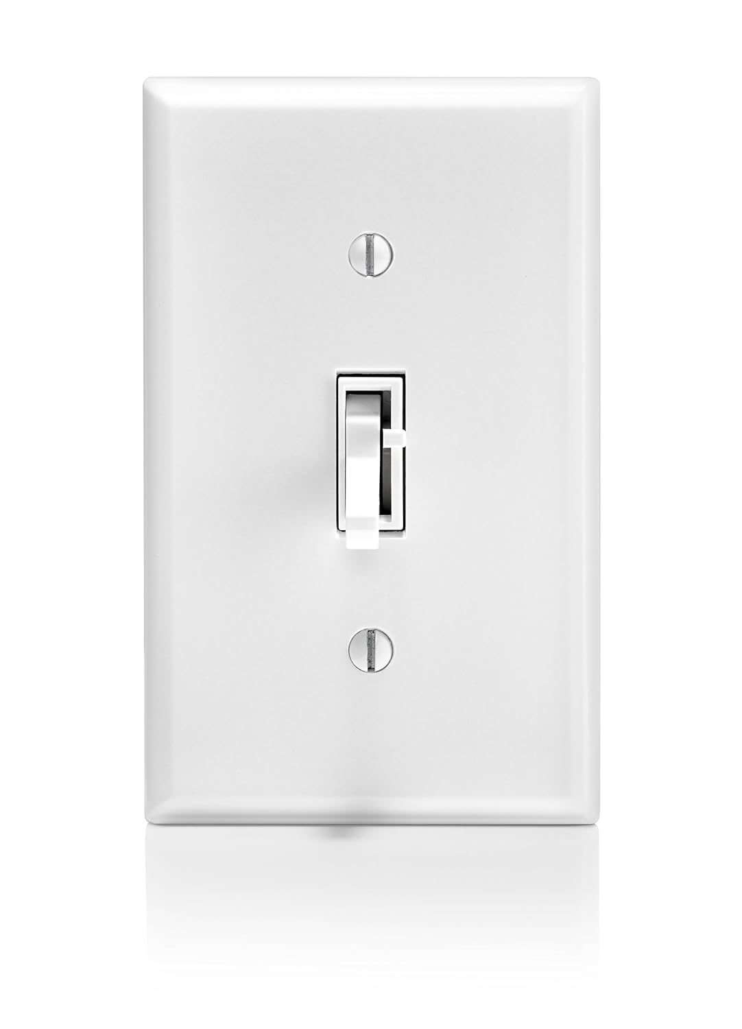Leviton Toggle Slide Dimmer Switch for Dimmable LED, Halogen and Incandescent Bulbs, TSL06-1LW, White