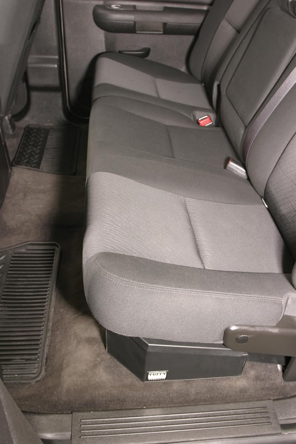 Tuffy Security Products Underseat Lockbox – Keyed Lock – Compatible with Silverado & Sierra Crew Cab (2007–2019)
