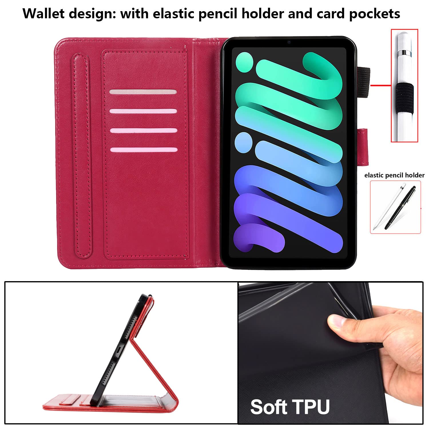 Amazon.com: Folio Case for iPad mini 7 A17 Pro 2024 /iPad