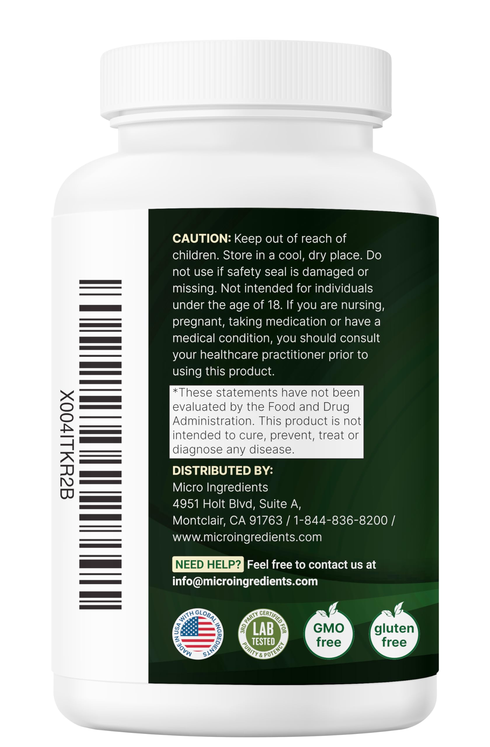 Micro Ingredients NAD+ 500mg with Resveratrol, 240 Veggie Capsules | 2-in-1 NAD Supplement for Women & Men | NMN Pathway Alternative | Non-GMO, Gluten Free — Amazon image 7