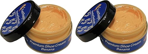 Miniatura 34 de FeetPeople Crema prémium para zapatos de 1.5 onzas, paquete de 2, varios colores Banana