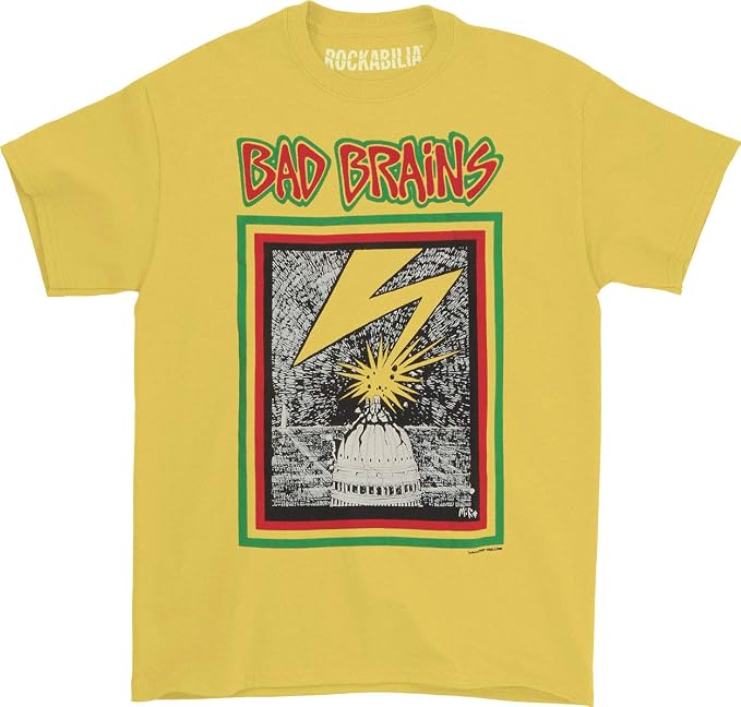Bad Brains Men's Capitol T-Shirt Yellow 