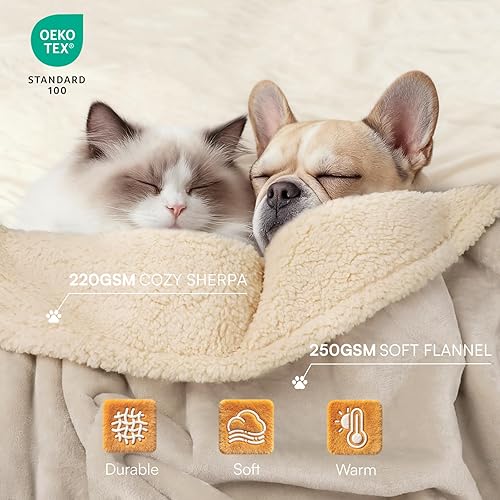 Miniatura 3 de Manta impermeable para mascotas, manta para perros a prueba de líquidosorina para sofá, cama, sofá, funda protectora de muebles de forro polar