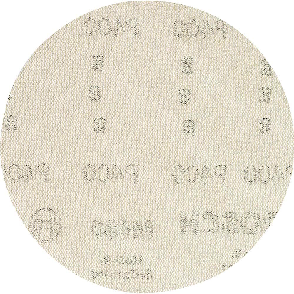 Bosch Professional Set of 5 Sanding Sheets M480 Best for Wood and Paint (Wood and Paint, Ø 115 mm, grit G400, Accessories for Random Orbit Sander)