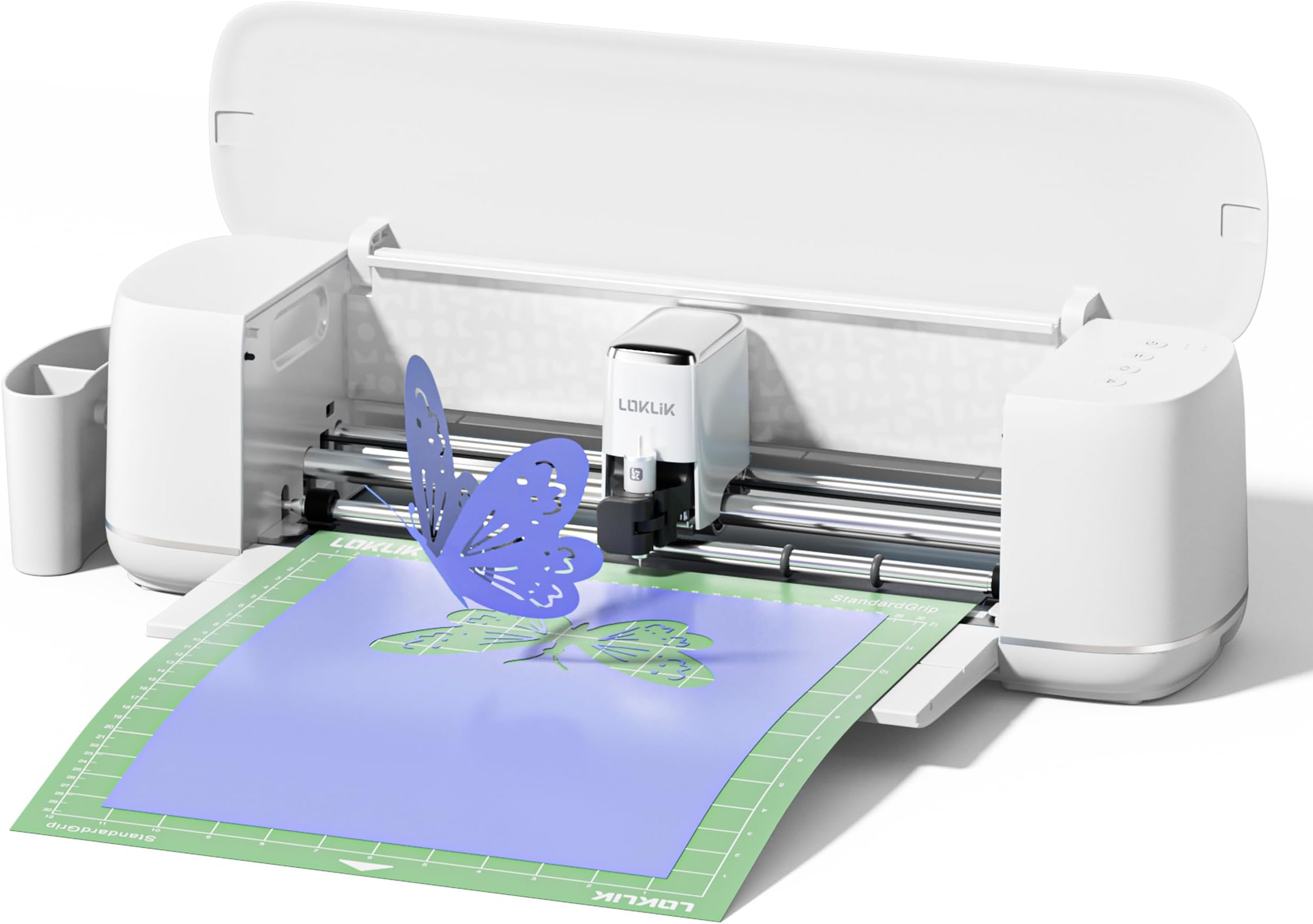 LOKLiK Cutting Machine 2 by HTVRONT - 5 in 1 Vinyl Cutter Machine with 5X Cutting Force, Cuts 100+ Materials, AI Painting, 13'' Smart Die Cutting Machine for All Crafts Cards 3D Arts Home Decor