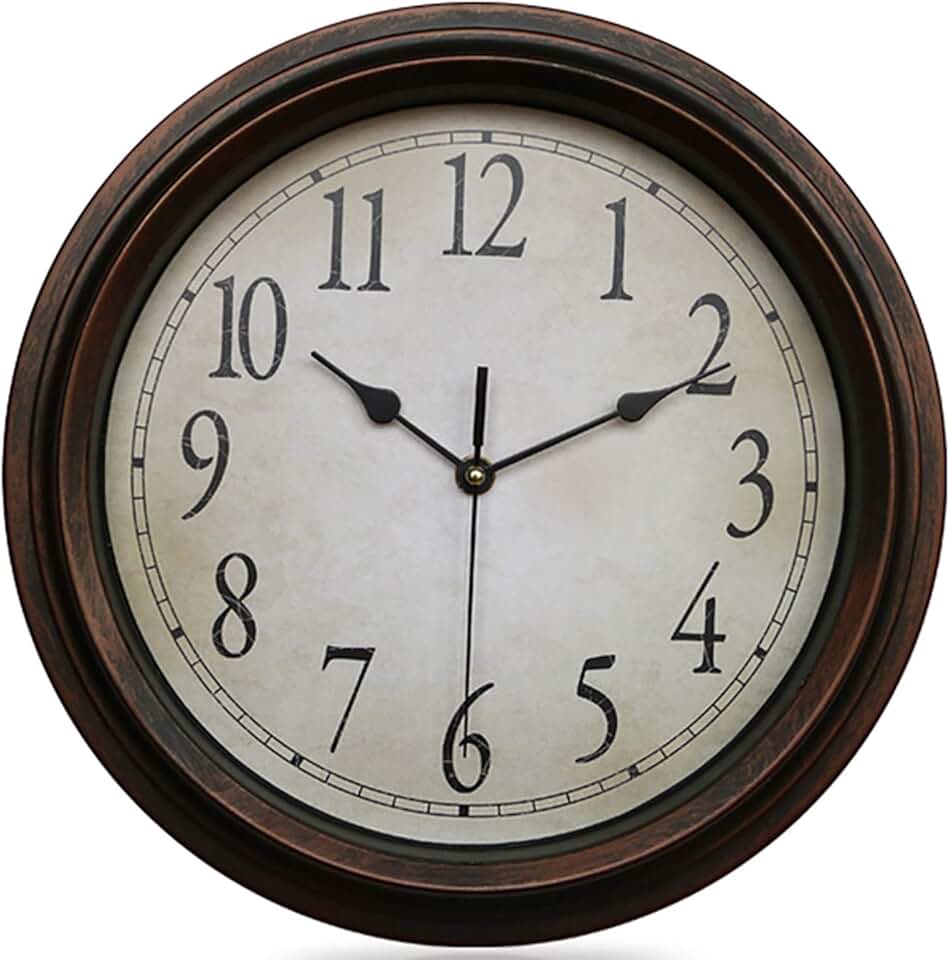 Oil Rubbed Bronze Wall Clock