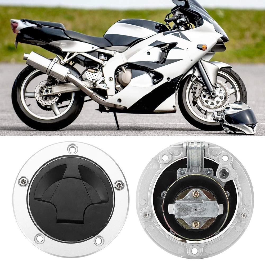 El bloqueo de la tapa del tanque de combustible, el interruptor del tanque de combustible, el bloqueo de la tapa de aire del combustible de la motocicleta son adecuados para ZX-6R / ZX-10R / ZX-14R
